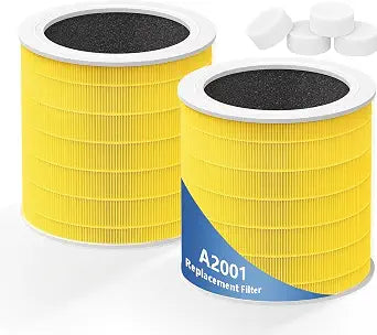 Pets A2001 Replacement Filter Compatible with A2001 Air Purifier 2pack