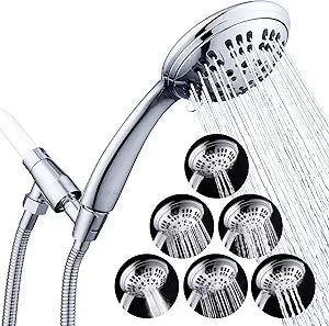 G-Promise Shower Head with Metal Shower Holder and Long Hose