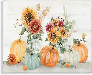 Stupell Industries Autumn Bouquet Still Life, 16 x 20 Inch Canvas Wall Art