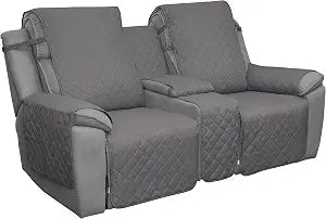 Easy-Going Reversible Loveseat Recliner Cover with Console, 2 Seater
