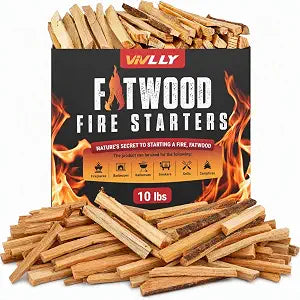 Fatwood Fire Starter Sticks, 10 lb Fire Starters for Campfires & Kindling
