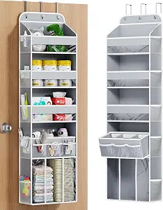 OneDream 5-Tier Over the Door Organizer, Baby Clothes Organizer for Nursery
