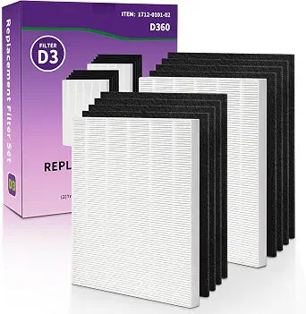 D360 Replacement Filter D3 for Winix D360 Air Purifier