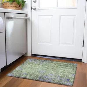 Addison Rugs Chantille ACN1788 Aloe 1'8" x 2'6" Indoor/Outdoor, Machine Washable, Easy Clean, Non Shedding, Bedroom, Living Room, Dining Room, Kitchen, Patio Rug