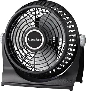 Lasko Breeze Machine Pivoting Floor/Table, 2-Speed, Black (507) Household Fans