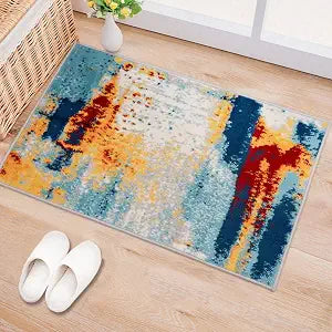 Rugshop Novel Abstract Fade-Resistant Area Rug Multi 2' 7" x 4'