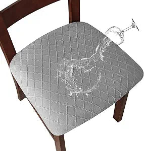 Genina Waterproof Seat Covers for Dining Room Chair Cushion Covers Set of 4