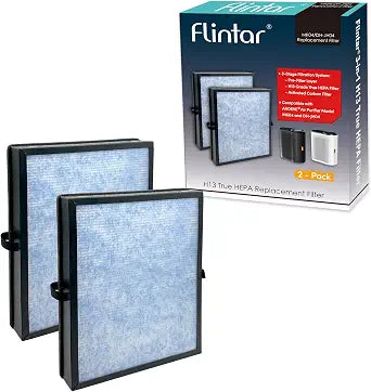 MK04 Replacement Filter, Compatible with AROEVE Air Purifier MK04, MG04JH and DH-JH04, H13 Grade Filtration, 2-Pack