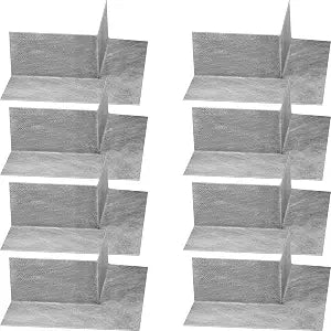 Frienda 8 Pack Outside Corner Waterproofing Membrane Shower Corner Seamless Membrane Waterproof Polyethylene Corner for Bathroom, Steam Room, Bathtub Walls and Surrounds