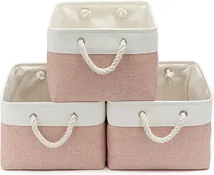 15.7x11.8x8.26 Inch Fabric Large Storage Bins with Handles 3 Pack