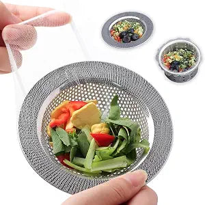 Disposable Drain Covers, 600 Count Sink Drain Strainer for Kitchen and Bathroom Use, Fine Mesh Strainer with Universal Fit to Prevent Clogs and Reduce Plumbing Issues, Ideal for Busy Households