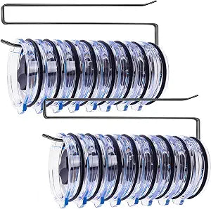 2 Pack Tumbler Lid Organizer, No Adhesive or Drilling, Kitchen Space Saver