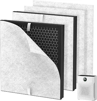 2 Pack PR1 Replacement Filter Compatible wtih Mooka PR1 Air Purifier