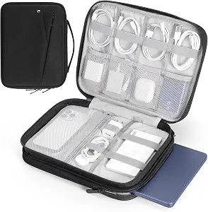 MoKo 13.3-14 Inch Laptop Sleeve Bag with Multiple Pockets