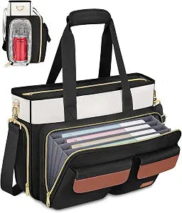 Ytonet Teacher Bag for Women, 15.6 Inch Teacher Tote Bag with Cup Holder