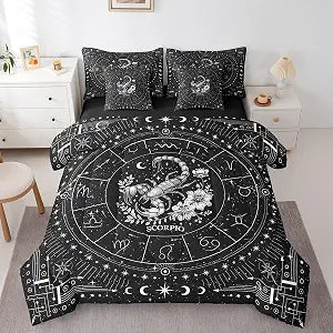 Feelyou Zodiac 7 Piece Bedding Set Twin Size for Kids Teens