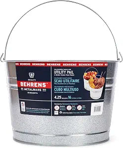Behrens 4.25 Gallon Galvanized Steel Pail (1 Pail)
