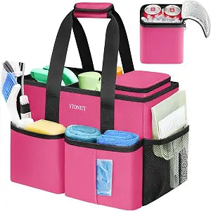 Ytonet Portable Cleaning Caddy with Handle, Water Resistant Cleaning Bag