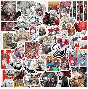 GACHIAKUTA Stickers,New Japanese Anime Stickers for Kis,60Pcs Kids Manga Sticker Pack,Cartoon Characters Stickers Anime Decorative Sticker for Kids Teens Adults,Waterproof Decals for Laptop,Phone Case
