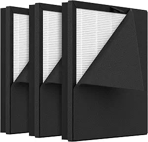 3 Packs A-1 Replacement Filters Compatible with AMEIFU A-1 Air Purifier, Model FXAP2W, Part sferf-30, 3-in-1 HEPA Filter, Carbon Pre-Filter
