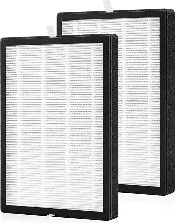 2-Pack GL-FS32 Replacement Filter, 3-in-1 H13 True HEPA Filtration Compatible with MOOKA/KOIOS GL-FS32 and Azeus GL-FS32 Air Purifier
