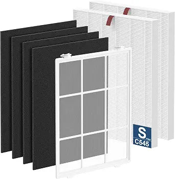 2 Pack C545 Replacement Filter S for Winix C545 PlasmaWave Air Purifier