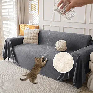 Waterproof Couch Covers for 3 Cushion, Cat-Scratch Sofa Cover