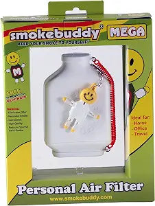 Smoke Buddy 0161-WHT Mega Personal Air Filter, White