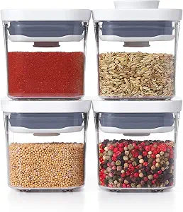 OXO Good Grips 4-Piece Mini POP Airtight Container Set - 0.2 Qt
