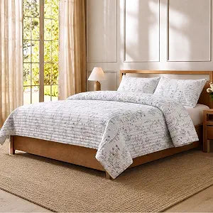 3 Piece Pinsonic Quilt Set ��� Lightweight Microfiber Bedspread Coverlet with Pillow Shams, Soft All Season Quilted Bedding Set
