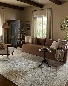 Loloi Amber Lewis Honora Slate/Beige 2'-0" x 3'-4" Accent Rug
