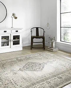 Loloi Teagan Oatmeal/Ivory 2'-8" x 7'-6" Runner Rug