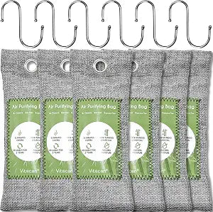 Bamboo Charcoal Air Purifying Bag,Activated Charcoal Odor Absorber for Shoe