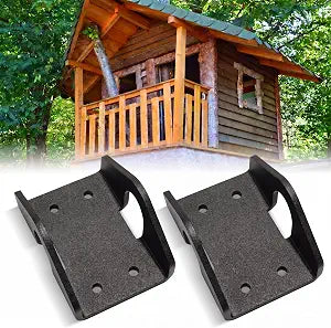 Kingdder 2 Pcs Heavy Duty Treehouse Bracket for 1.25'' Diameter Lag/TAB