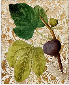 Stupell Industries Ornate Fig Plant Pattern, 24 x 30 Inch Canvas Wall Art