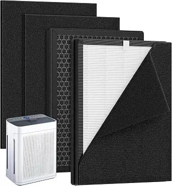 2 Pack K2 Replacement Filter for LUNINO K2 &TER Air MK-AP01 Air Purifier