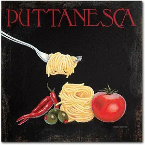 Trademark Fine Art Italian Cuisine I Canvas Artwork by Marco Fabiano, 24 by 24-Inch