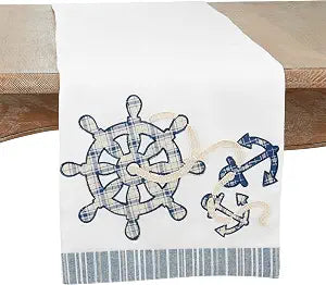 Helm and Anchor Table Runner