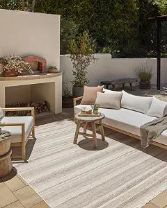Loloi Amber Lewis Malibu Ivory/Dove 2'-3" x 3'-9" Accent Rug