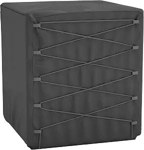 Air Conditioner Protector for Outside Systems Winter Condenser Shield for Central Cooling Equipment Dual Shoelace Drawstring, Snug Secure Fit