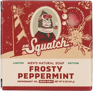 Dr. Squatch Limited Edition Bars (Frosty Peppermint), 5 ounces
