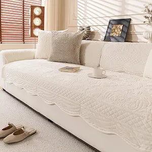 Couch Arm Covers Washable, Velvet Non-Slip Couch Covers for Sofa