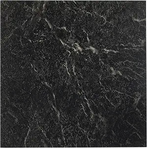 Nexus Peel & Stick Vinyl Floor Tiles, 20-Pack, 12 x 12 in, Black