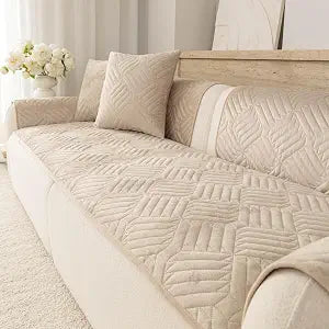 Washable Couch Cover for Pets Dogs, Non-Slip Pet Sofa Protector for 3-Cushion Sectional, L-Shaped Sofa & Loveseat(1PC/27.6"x70.9",Light Coffee)