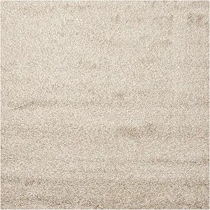 SAFAVIEH Santa Monica Shag Collection Accent Rug - 3' Square, Beige, Non-Shedding & Easy Care, 2-inch Thick, Ideal for The Living Room, Dining Room, Bedroom (SGN725-1313-3SQ)