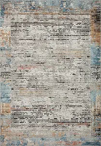 Loloi Bianca Ash/Multi 2'-8" x 4' Accent Rug