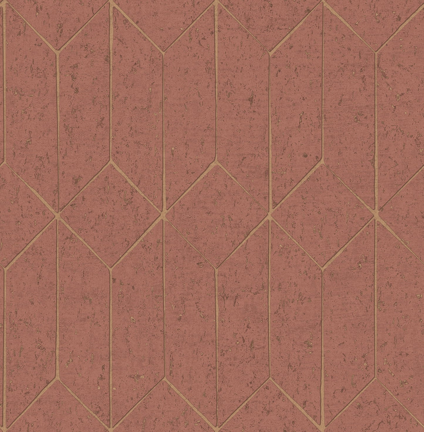 Advantage Hayden Raspberry Concrete Trellis Wallpaper