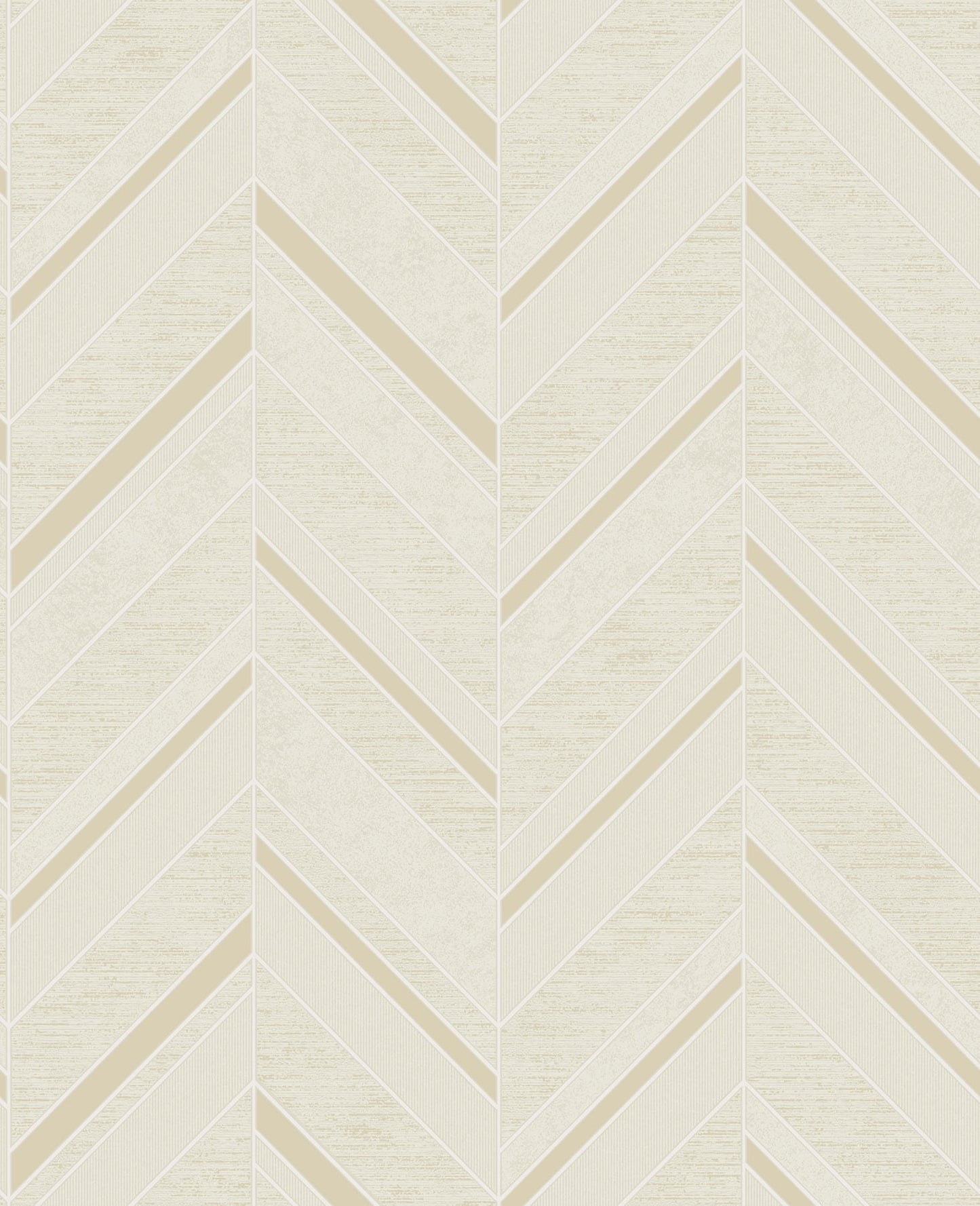 Advantage Punta Mita Cream Chevron Wallpaper