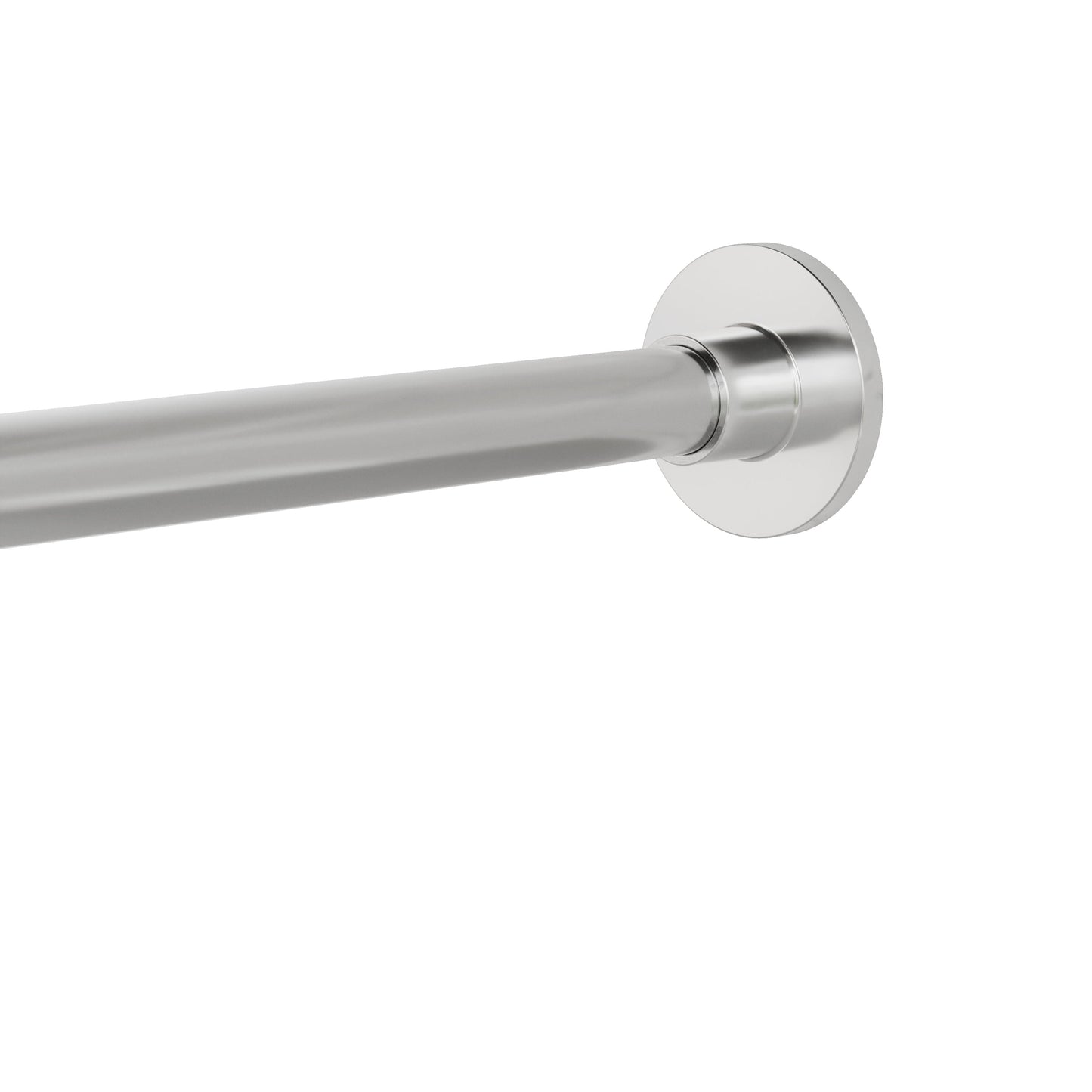 Better Homes & Gardens Rustproof 43†- 72†Modern Adjustable Tension Shower Curtain Rod, Nickel