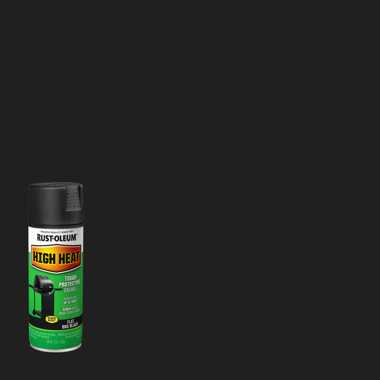 Paquete de 6, Negro Bar-B-Que, Rust-Oleum Specialty Satinado Pintura en Aerosol de Alta Temperatura - 12 oz
